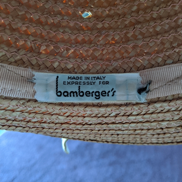 VINTAGE Italian Womens Straw Hat - Picture 3 of 6